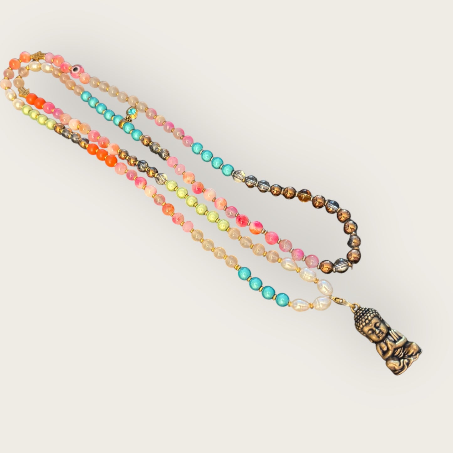 KORSIKA - Boho Kette mit Buddha Anhänger