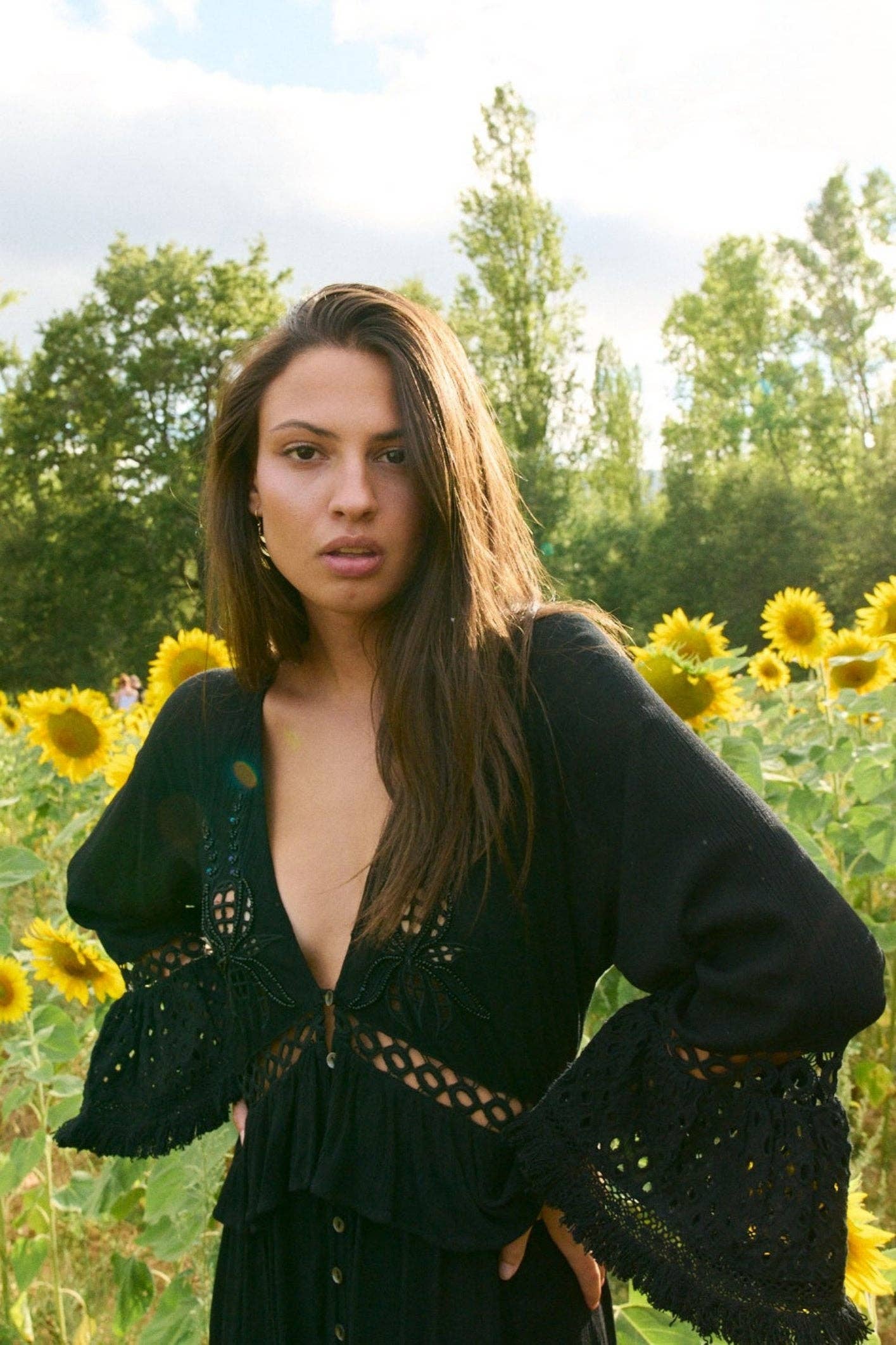 Langes Kleid schwarz Tarifa Soul