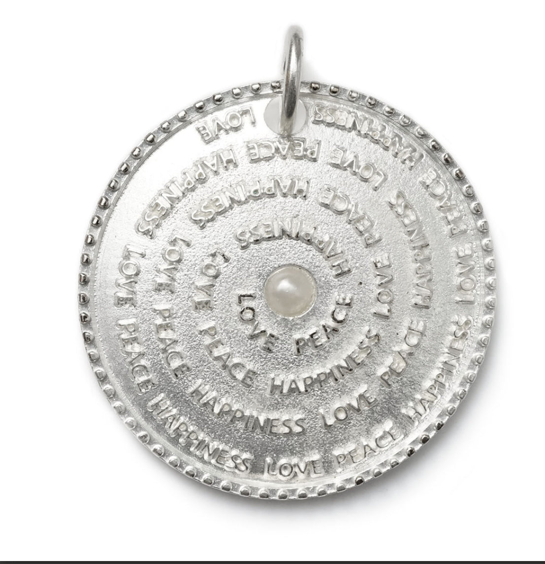 großes Amulett Happiness Silvershiny der Marke SchauTime