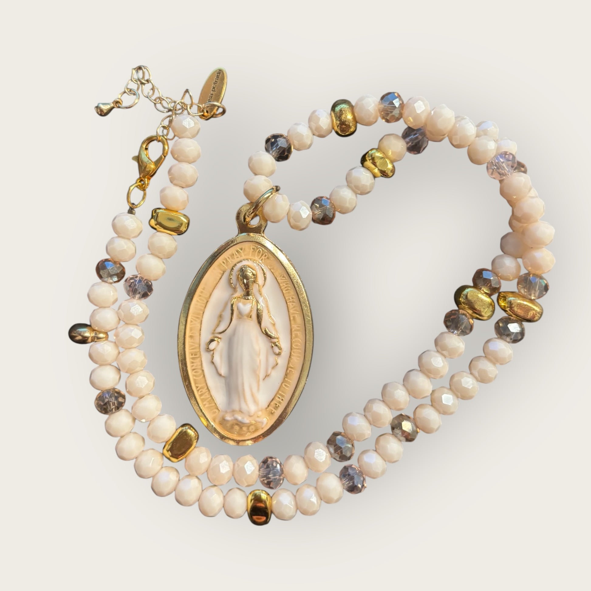 Religiöse Kette mit Madonna Anhänger