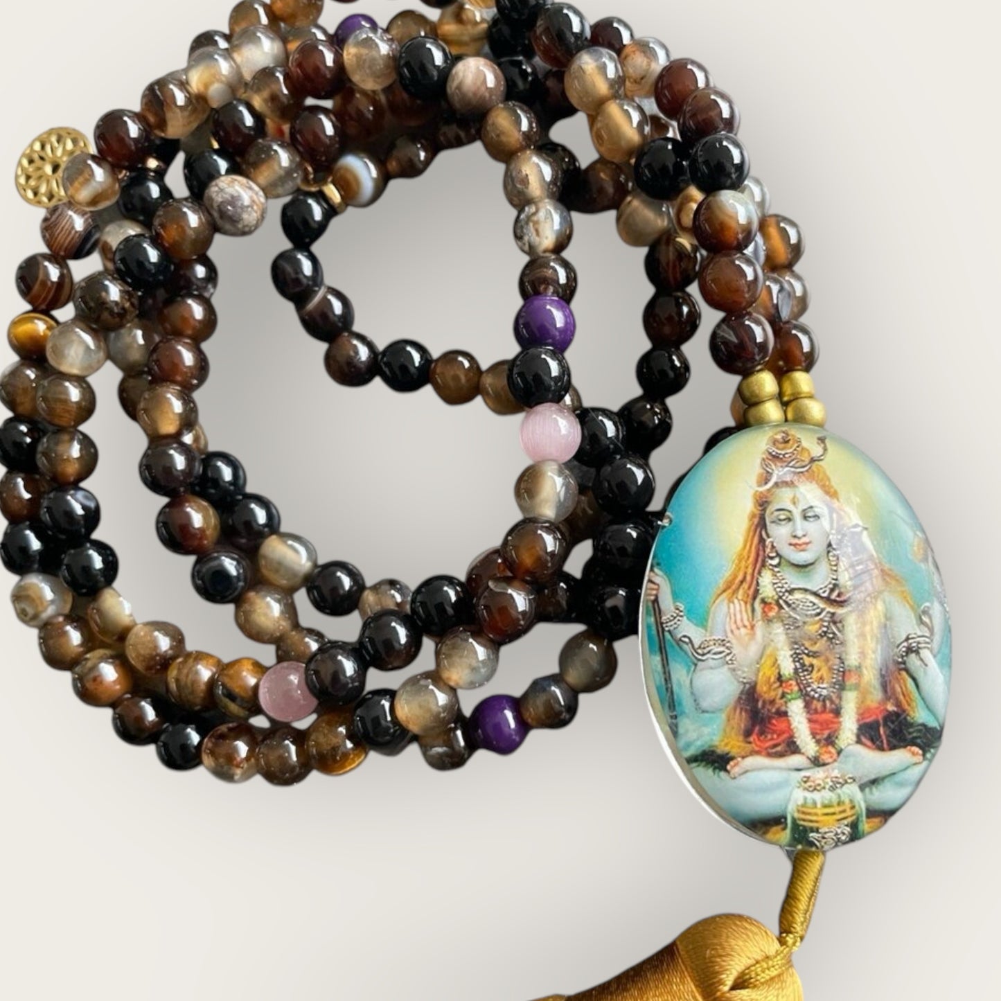 Lange Kette mit Shiva Motiv