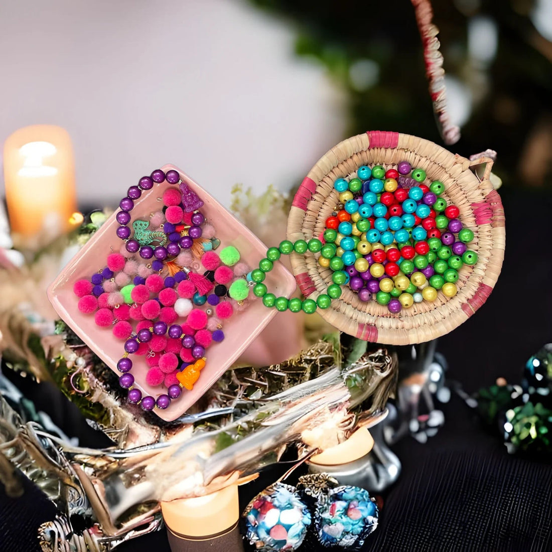Bunte Miracle Perlen