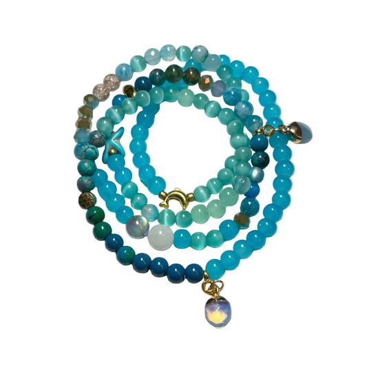 wickelarmband-türkis-mit-anhänger