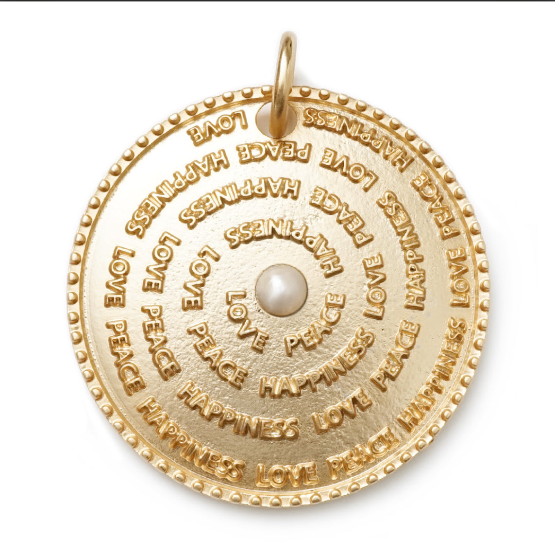 großes Amulett Happiness Goldshiny der Marke SchauTime