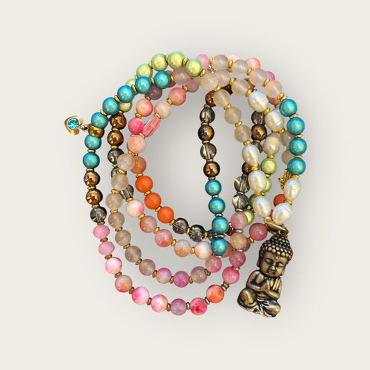 KORSIKA - Boho Kette mit Buddha Anhänger