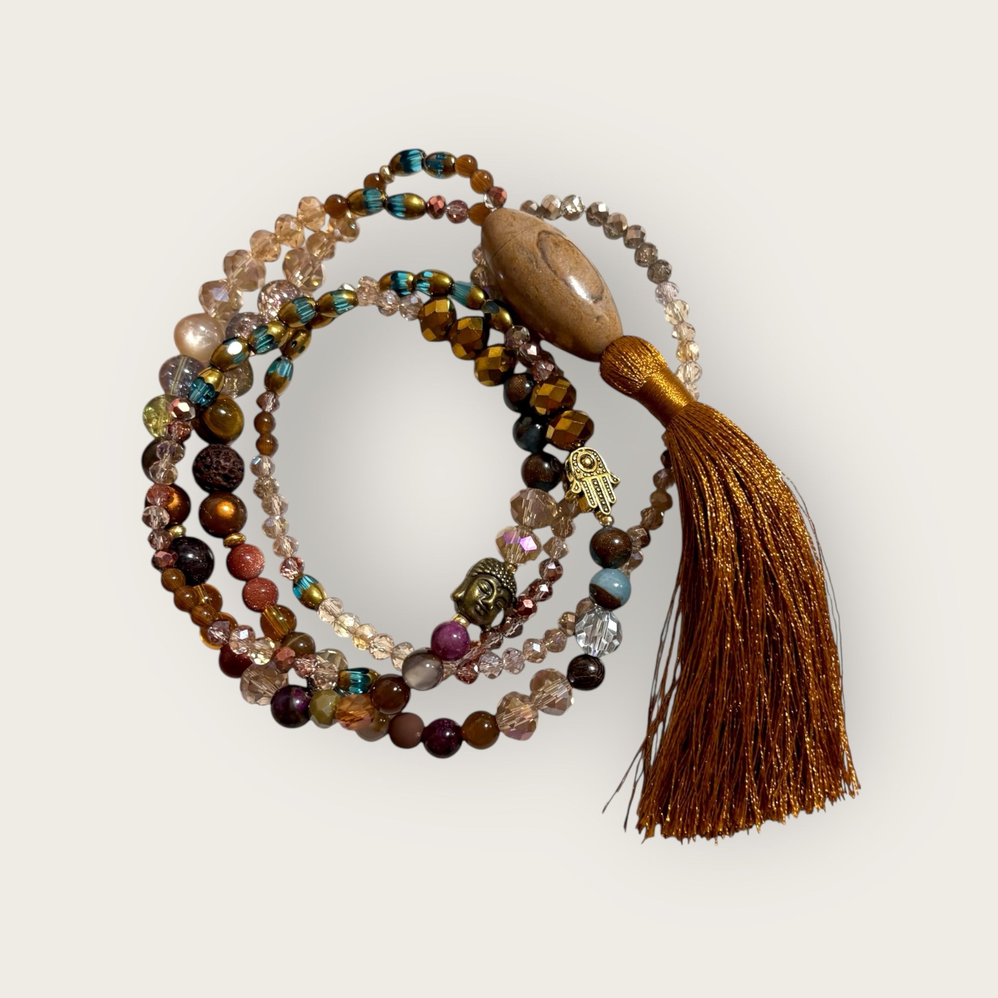 Boho Kette mit Quaste