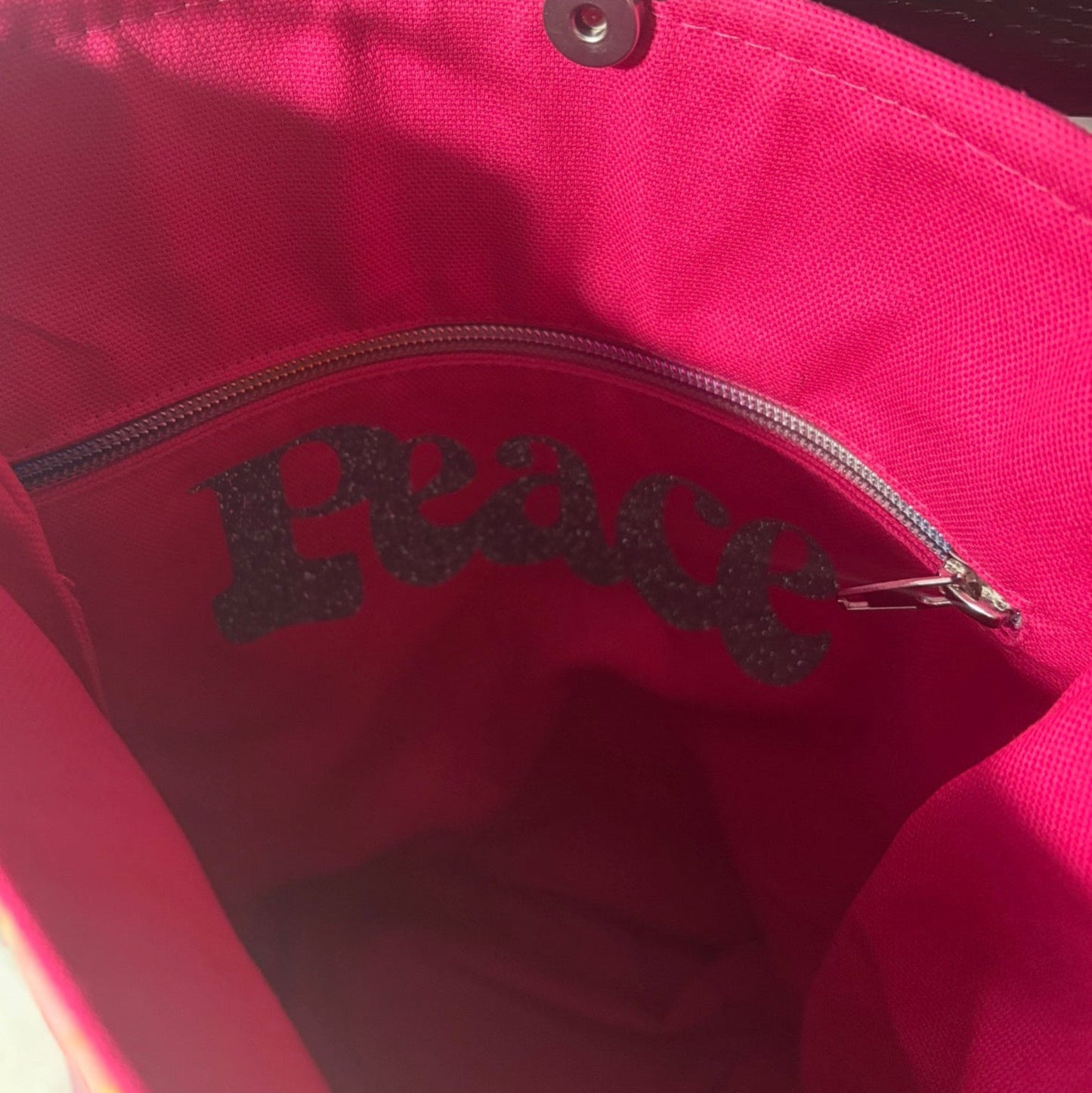 Handmade Unikat Tasche mit Katzen-Design