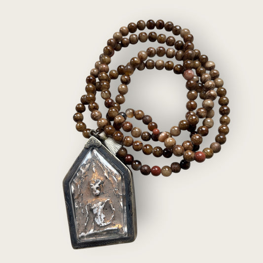 Buddha Kette mit thailändischem Schutzsymbol