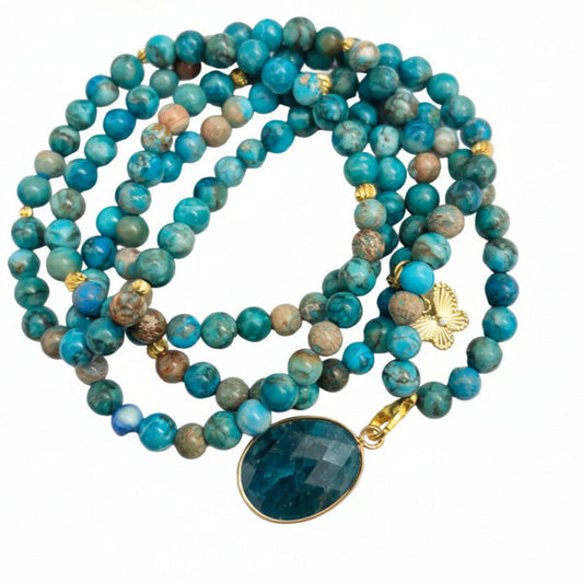 kette-in-türkis-aus-jaspis-perlen-mit-apatit-anhänger 