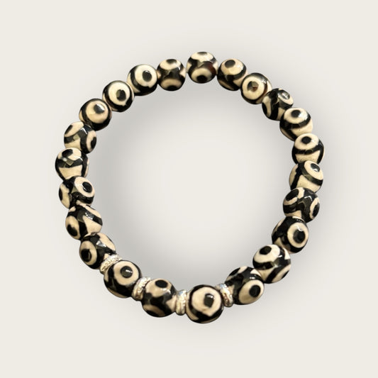 TIBET - Armband aus Dzi Beads