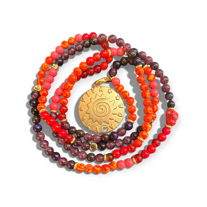 Schmuckset Boho Kette und Armband