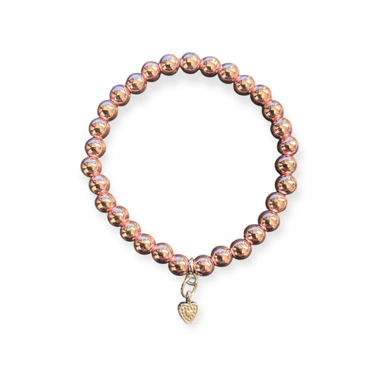 Hämatit Armband in rosa