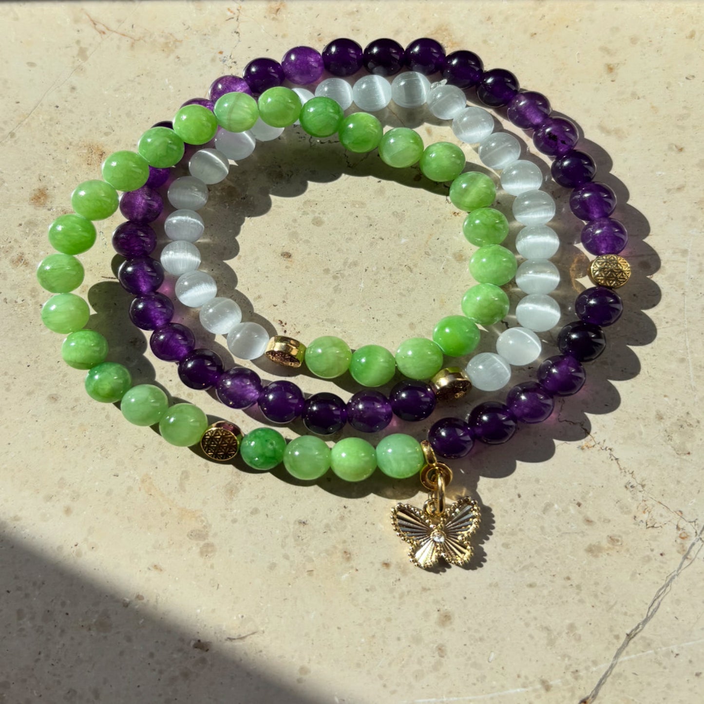 Armband mit Anhänger Schmetterling