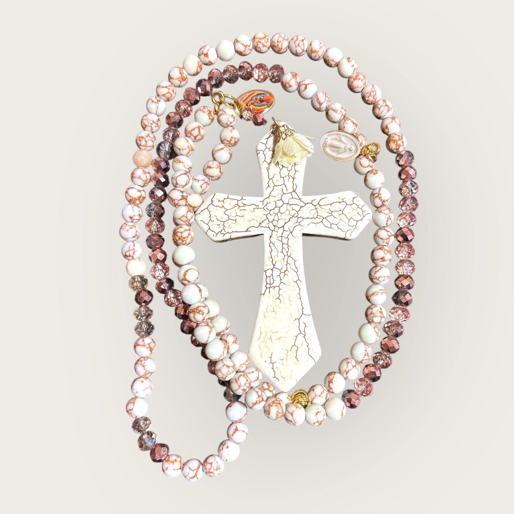 Boho Kette mit Kreuzanhänger