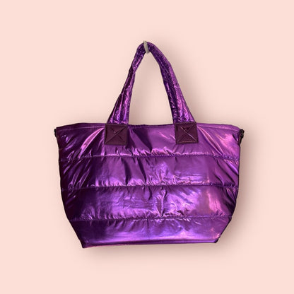 Stepptasche LOVE IN VIOLETT in leuchtendem Violett